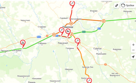 Во Владимирской области на федеральных трассах ограничили движение из-за ремонта