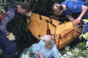 Во Владимире женщина упала со склона во время свидания на Лыбедской магистрали