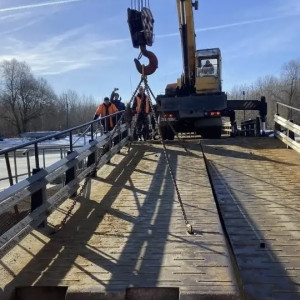 В Вязниковском районе мост через Клязьму перевели в пешеходный режим