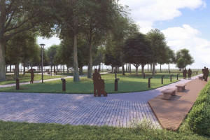 В Суздале начали благоустройство Городского сада около Кремля