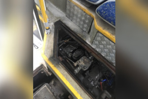 Во Владимире в Добром загорелся автобус