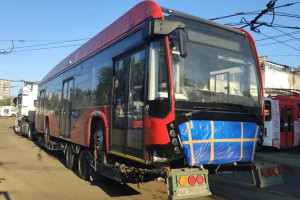 Во Владимир приехали новые троллейбусы с валидаторами