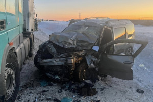 Две легковушки и фура столкнулись на обходе Мурома