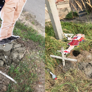 Вандалы сломали муляжи детей во Владимире