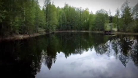Блогер показал озеро Глубокое в Муроме под водой