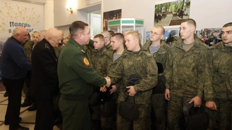 Во Владимире прошла отправка срочников в армию