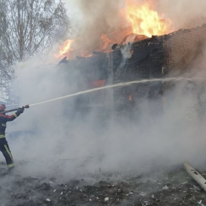 При пожаре в Камешковском районе пострадал 72-летний мужчина