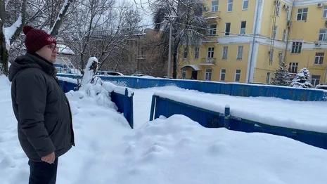 Во Владимире бесплатные катки занесло снегом