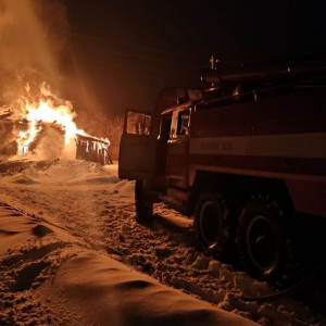 Во владимирской деревне на пожаре погиб 40-летний мужчина