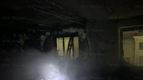 При пожаре в Кольчугино спасли 37-летнего мужчину