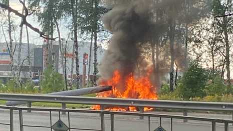 Водитель заживо сгорел в автомобиле после ДТП у «Глобуса» во Владимире