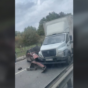 Появилось видео последствий серьезного ДТП в Боголюбово на въезде во Владимир