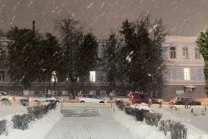Метель принесла новые пробки на дорогах Владимира
