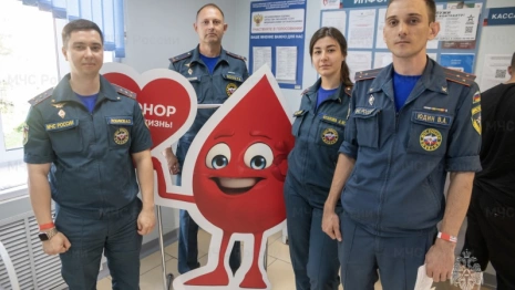 Владимирские сотрудники МЧС в очередной раз стали донорами