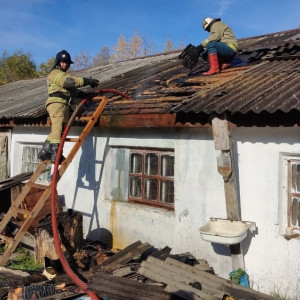 Во Владимирской области загорелось зернохранилище