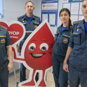 Владимирские сотрудники МЧС в очередной раз стали донорами