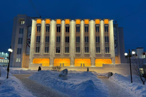 У корпуса владимирского медвуза появилась ночная подсветка