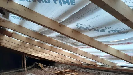 В Кольчугино починили рухнувшую крышу трехэтажного дома