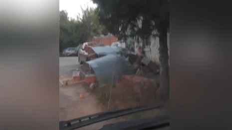 В Коврове машину завалило кирпичами после ДТП