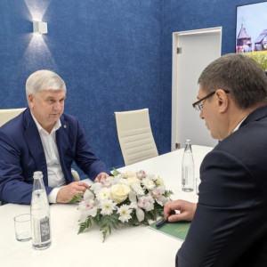 В Суздале встретились губернаторы Владимирской и Воронежской областей