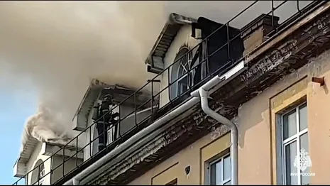 Причиной пожара в ТЦ «Орбита» в Кольчугино стали работы на крыше