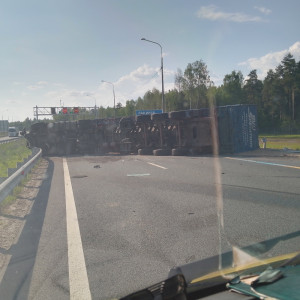 Под Владимиром из-за жесткого ДТП перекрыли федеральную трассу М-12 