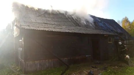 Во Владимирской области на пожаре пострадала 58-летняя женщина