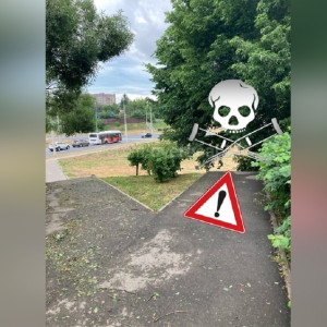 Жители Владимира пожаловались на дорогу-ловушку для велосипедистов