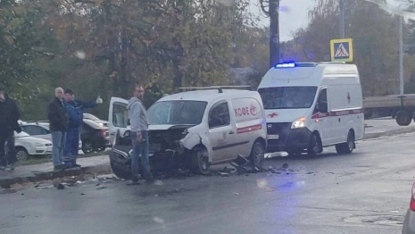 В Александрове образовалась пробка из-за ДТП