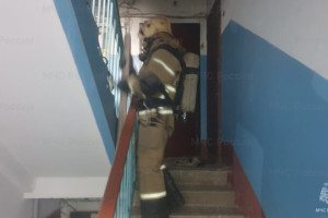 Во Владимире из горящего подъезда эвакуировали 13 взрослых и 2 детей