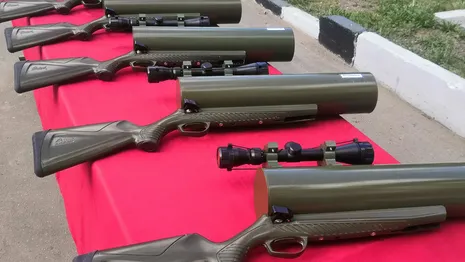 Во Владимирской области силовикам подарили 10 противодроновых ружей