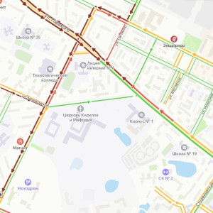 Во Владимире крупный проспект встал в пробке из-за ДТП