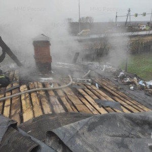 В Суздальском районе сгорел гостевой дом