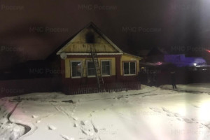 Во Владимирской области сгорела пристройка