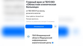 Во Владимире главврача областной больницы ищут по объявлению