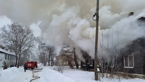 На пожаре в Гусь-Хрустальном эвакуировали 2 детей и 14 взрослых
