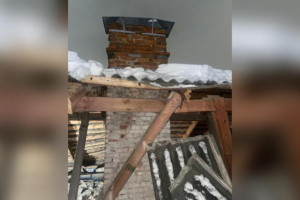 В Кольчугино провели капремонт рухнувшей крыши 3-этажного дома