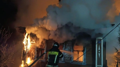 При пожаре в частном доме в Меленковском районе погиб мужчина