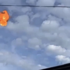 Взрыв беспилотника в Юрьев-Польском районе сняли на видео