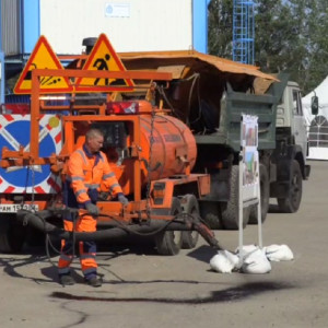 В Коврове ямочный ремонт дорог вывели на новый уровень
