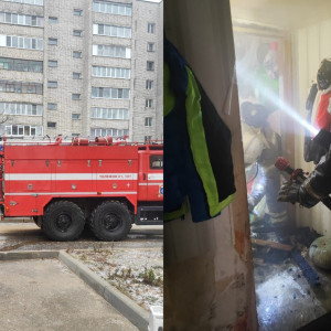 В Александрове из горящей квартиры эвакуировали ребенка
