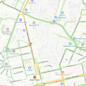 Во Владимире из-за аварии выросла длинная пробка