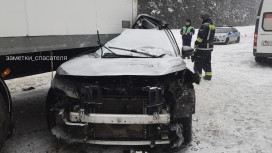 На М-7 в Ковровском районе водитель оказался зажат в машине после ДТП с фурой