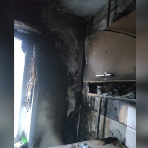 На пожаре в Коврове пострадала 33-летняя женщина