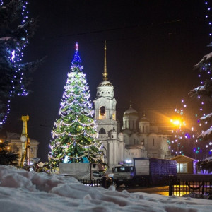 Во Владимире рассказали, когда включат елку на Соборной 
