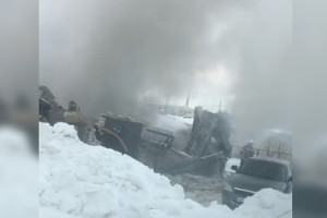 Очевидцы сообщили о взрыве в гаражном кооперативе в Муроме
