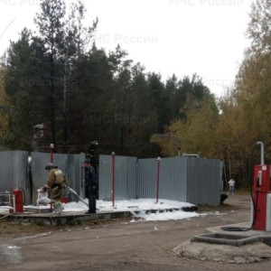 В Вязниковском районе вспыхнула заправка