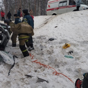Во Владимирской области спасатели вытащили водителя из искореженной легковушки
