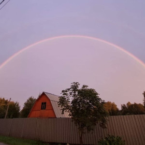 В небе над Владимирской областью заметили радугу