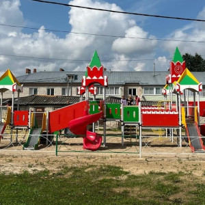 В поселке Владимирской области поставили игровую площадку за 1,9 млн рублей 